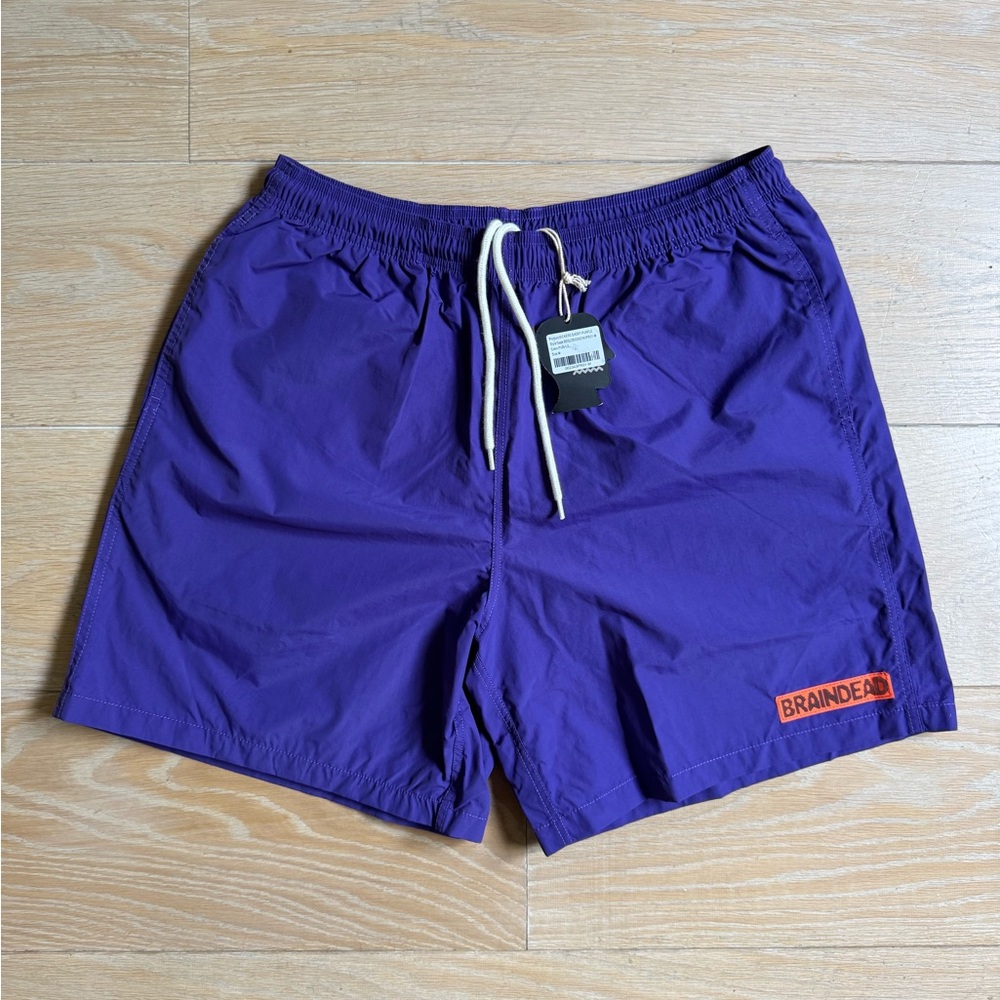 Brain Dead Purple Men's Kickers shorts